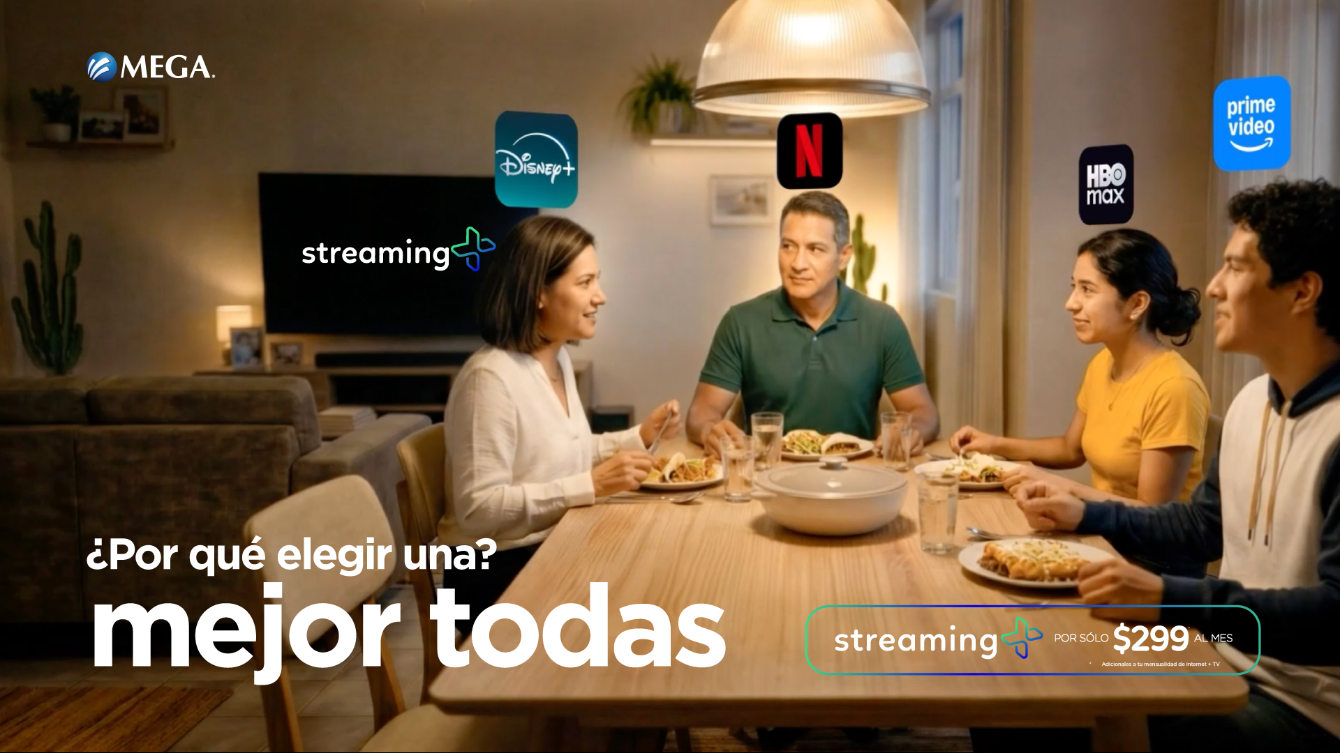 MEGA Streaming+ campaign: Why choose one? Have them all.